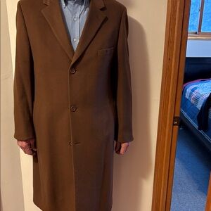Men's Brown Ralph Lauren Overcoat
